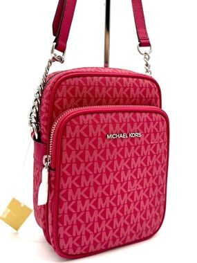 Michael Kors Medium NS Chain Xbody Bag Dark Raspberry